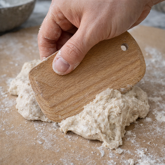 Handmade Wooden Dough Scraper